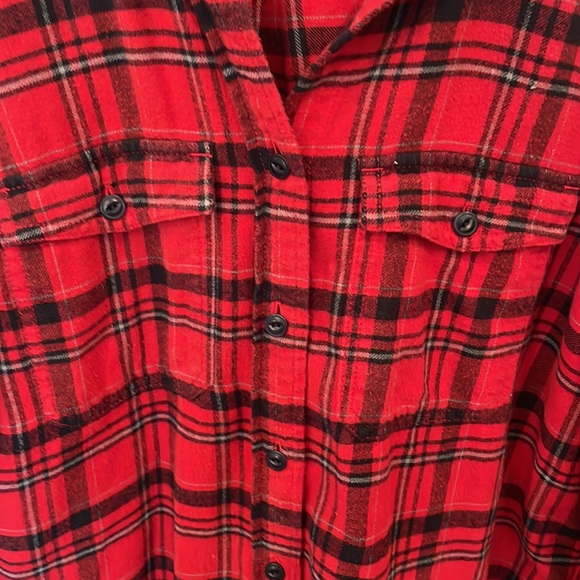 J Crew long sleeve flannel blouse - Picture 3 of 7